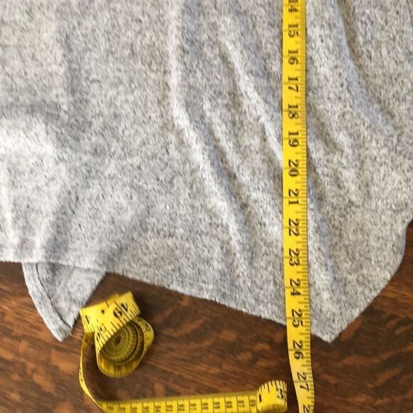 Misia gray long sleeve cowl neck asymmetrical top - Picture 14 of 14